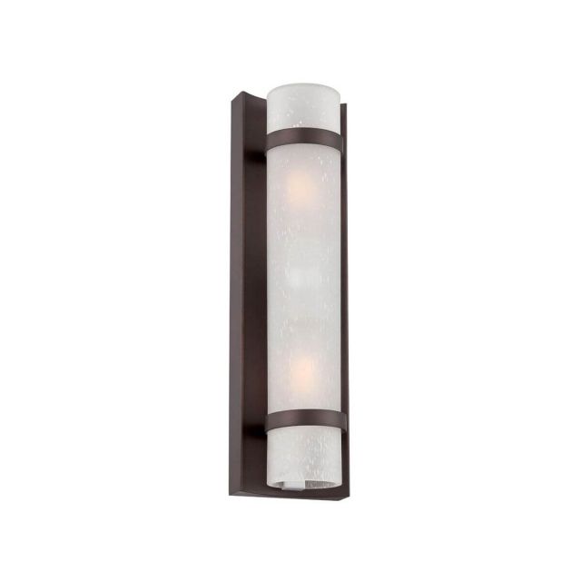 2 Light 15 Inch Tall Outdoor Wall Mount In Bronze - 229251