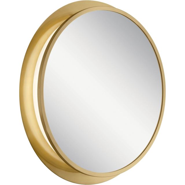 30 x 30 inch LED Mirror in Champagne Gold - 231428