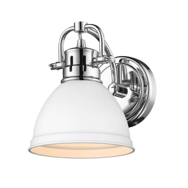 Krauss 1-Light 7 inch Simple Dome Bath Light