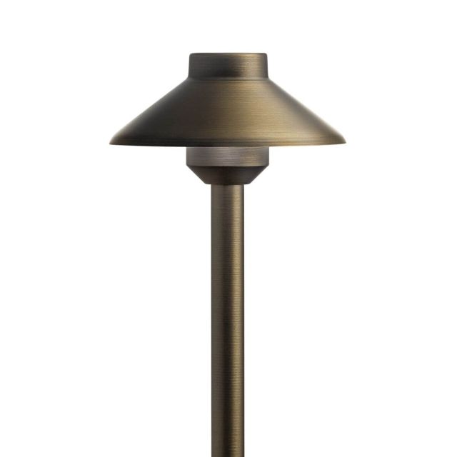 15 inch Tall LED Outdoor Pathway Light in Centennial Brass - 233044