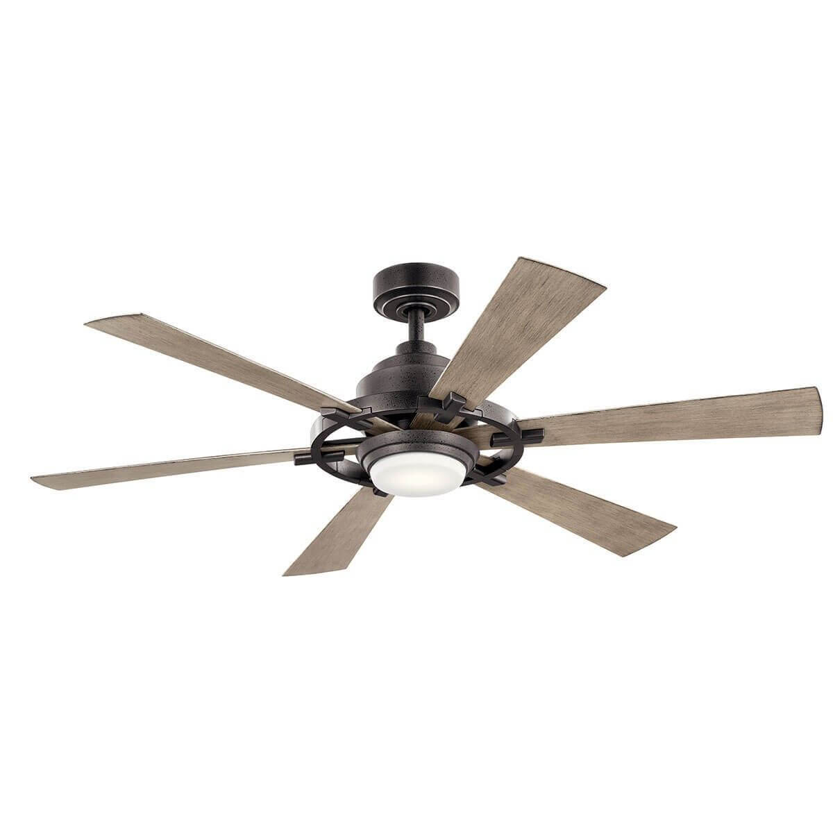 52 Inch 6 Blade LED Ceiling Fan in Anvil Iron - 233666
