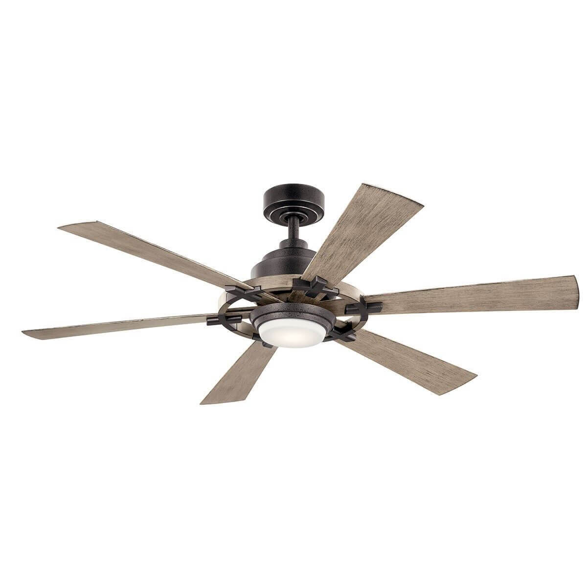 52 Inch 6 Blade LED Ceiling Fan in Anvil Iron - 233667