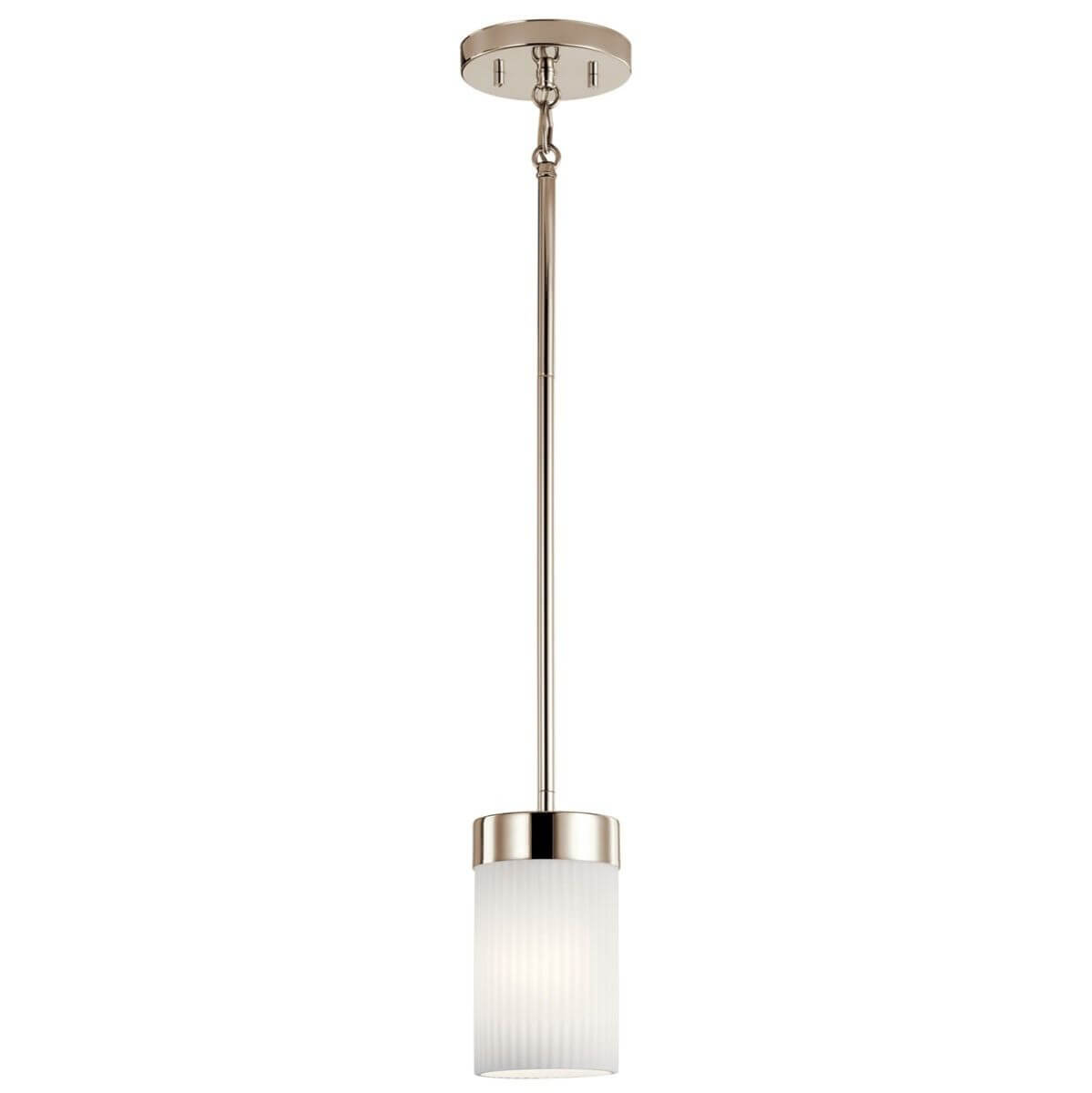 1 Light 4 inch Pendant in Polished Nickel - 233792
