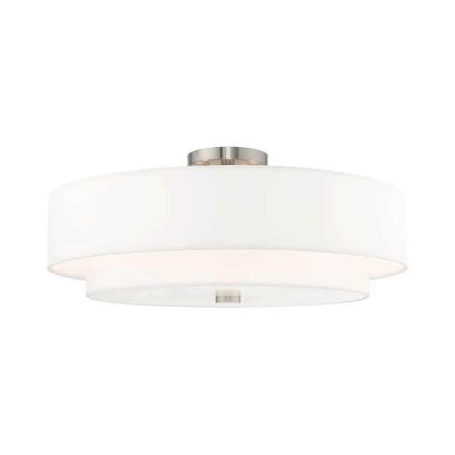 5 Light 22 Inch Brushed Nickel Ceiling Mount - 234483