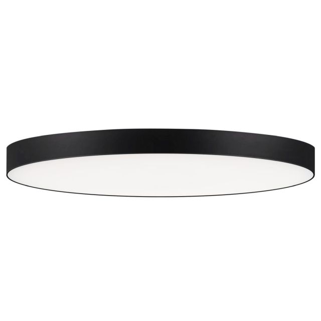 16 inch Round LED Outdoor Flush Mount in Black