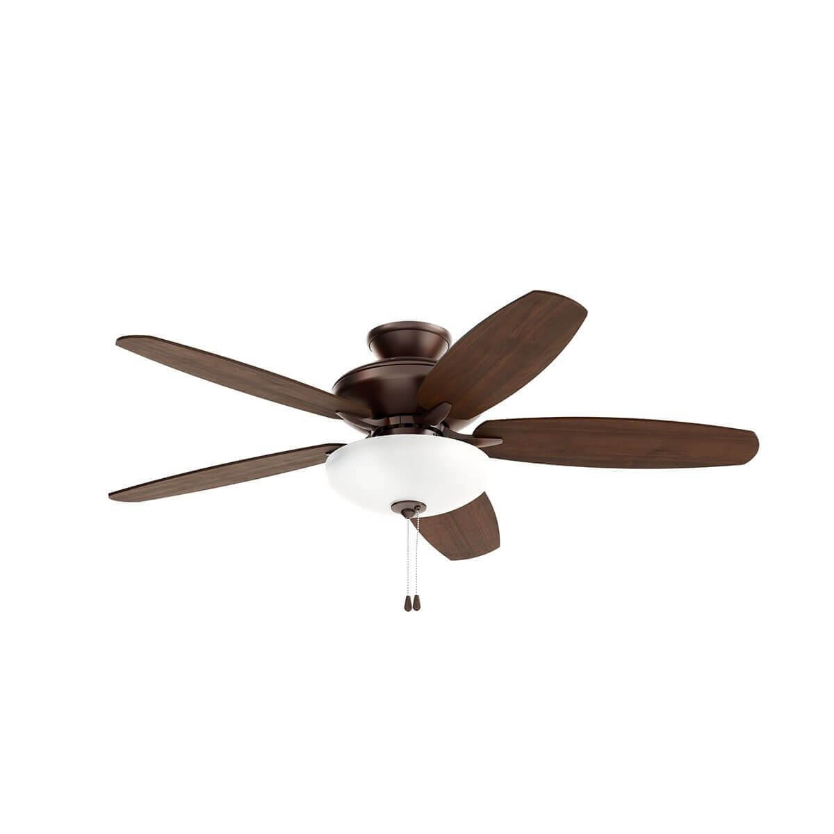 52 inch 5 Blade Pull Chain LED Ceiling Fan in Bronze - 239850
