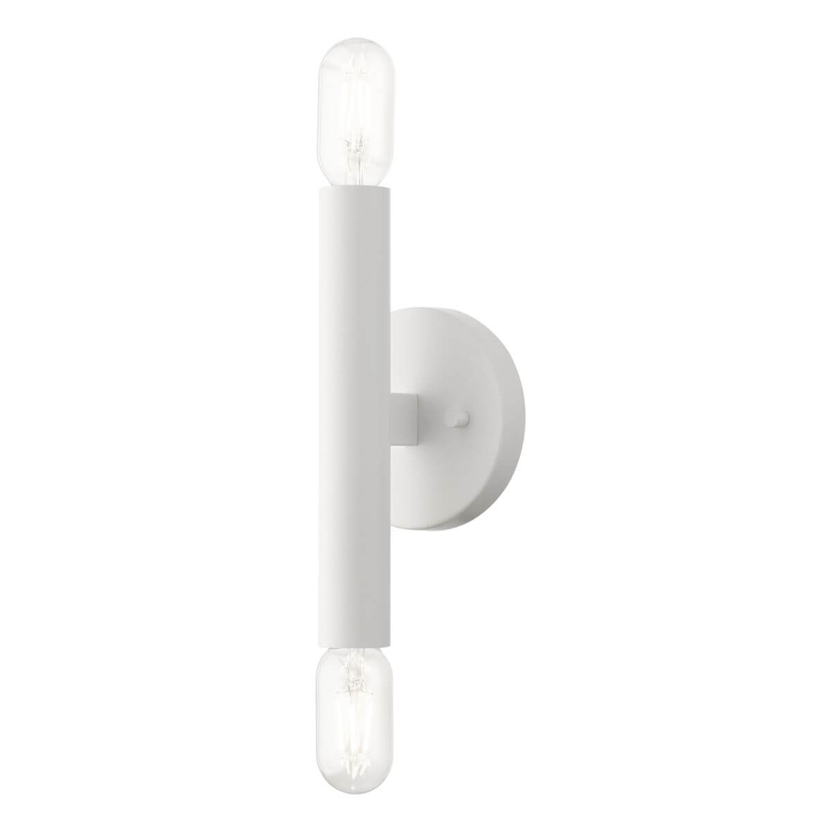2 Light 10 inch Tall Wall Sconce in White - 245468