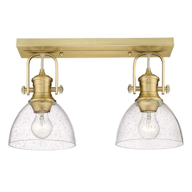 Gwynn Isle Dome Ceiling 2 Light Small - Brushed Champagne Bronze
