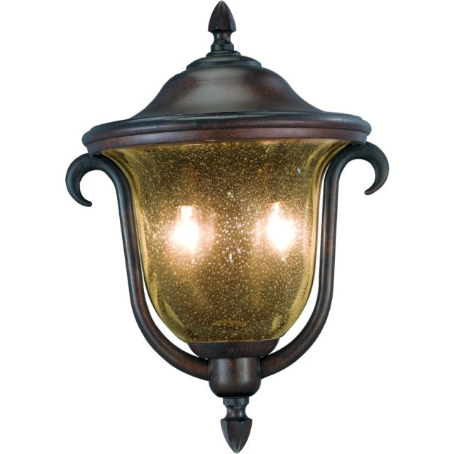 Barbara 2 Light 18 Inch Tall Outdoor Wall Pocket Ligh In Burnished Bronze - 246127
