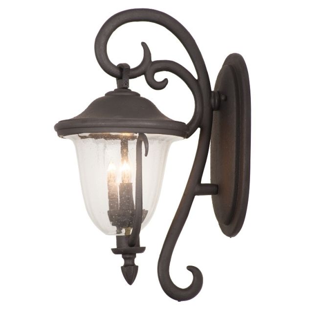 Barbara 4 Light 27 Inch Tall Large Outdoor Wall Light In Burnished Bronze - 246175