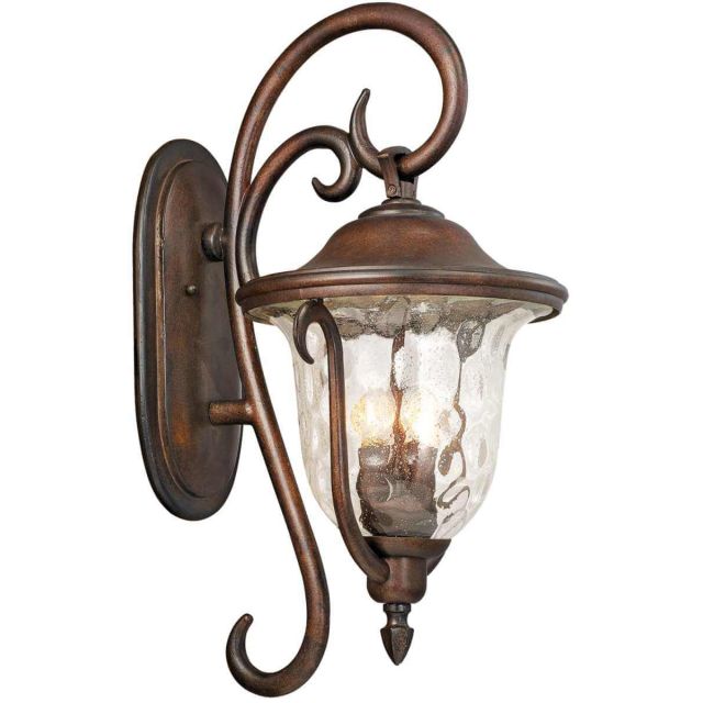 Barbara 3 Light 23 inch Tall Outdoor Wall Bracket in Burnished Bronze - 246898
