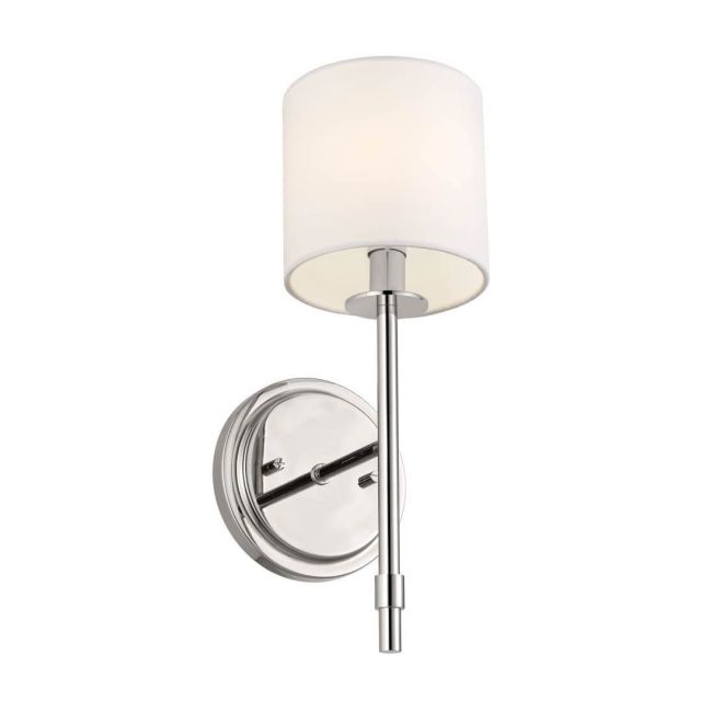 1 Light 14 inch Tall Wall Sconce in Polished Nickel - 249854