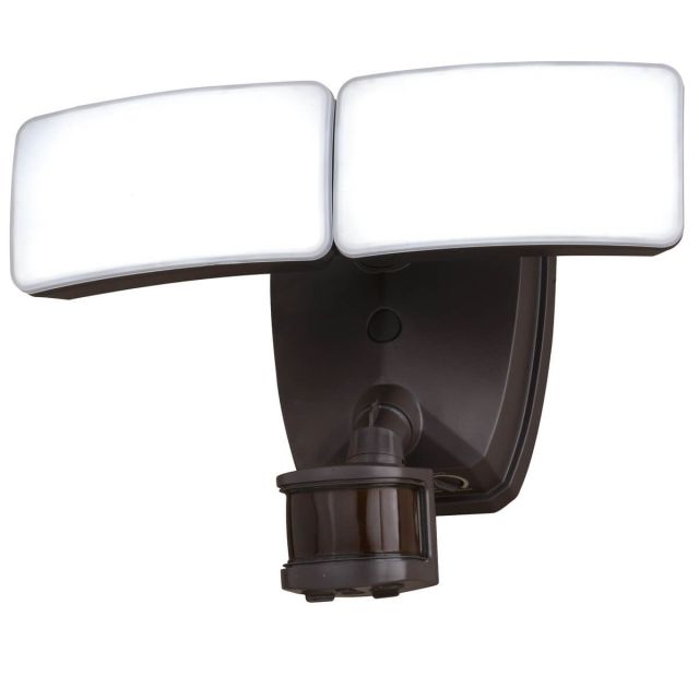 12 inch LED Outdoor Motion Sensor Adjustable Security Flood Light in Bronze - 250985