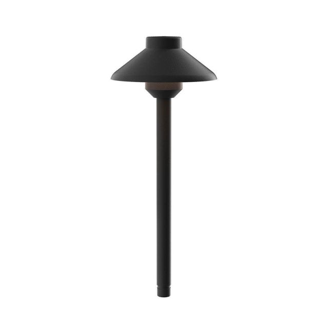 15 inch Tall Warm White LED Outdoor Path Light in Black Textured - 251251