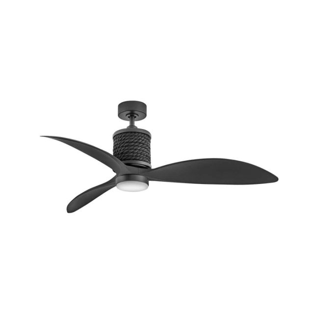 60 Inch La Mer Smart LED Indoor-Outdoor Ceiling Fan in Black