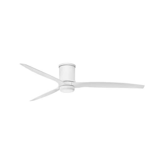72 Inch Brockton Smart LED Indoor-Outdoor Flush Ceiling Fan in White