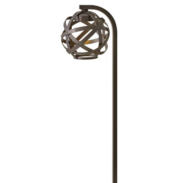 Hinkley Lighting Carson 22 inch Tall LED Landscape Path Light in Bronze with Etched Lens Glass 1504BZ