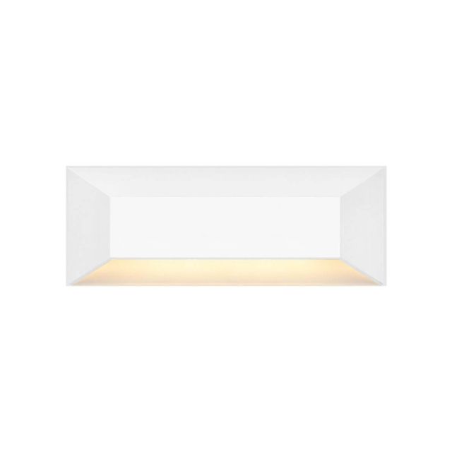 Hinkley Lighting Nuvi 8 inch Rectangular LED Deck Sconce in Matte White 15228MW