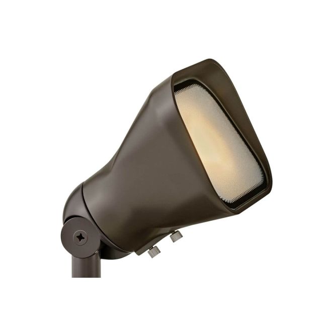Hinkley Lighting Lumacore 5 inch MR16 LED Accent Flood Spot Light 12v in Bronze with Frosted Lens 15300BZ-LMA27K