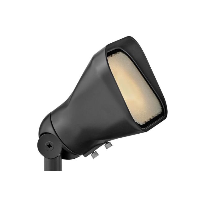 Hinkley Lighting Lumacore 5 inch Variable Output 3000K LED Accent Flood Spot Light 12v in Satin Black with Frosted Lens 15300SK-LMA30K
