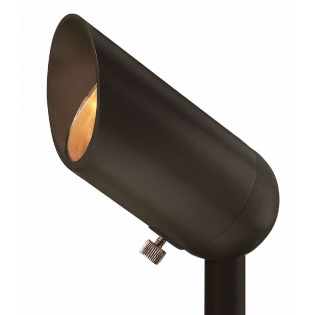 Hinkley Lighting 1536BZ-8W3K Accent Spot 3 inch Tall 1 LED Landscape Lighting In Bronze With Clear Lens Glass