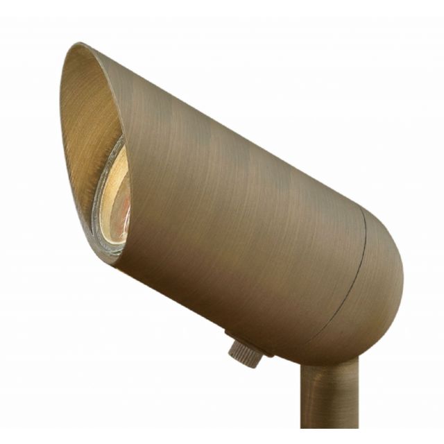 Hinkley Lighting 1536MZ-8W27K Hardy Island 3 inch Tall 1 LED Landscape Lighting In Matte Bronze With Clear Lens Glass