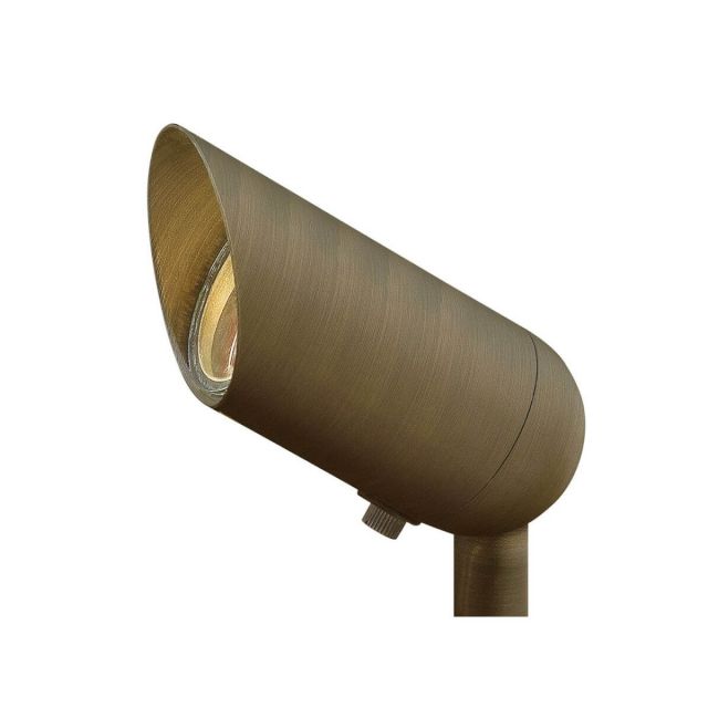 Hinkley Lighting 1536MZ-LL Hardy Island 1 Light 6 inch LED Outdoor Spot Light in Matte Bronze with Clear Lens
