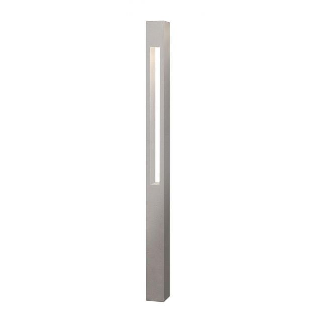 Hinkley Lighting 15602TT Atlantis 1 Light 30 inch Tall Large Square LED Outdoor Bollard Light in Titanium with Etched Glass Lens
