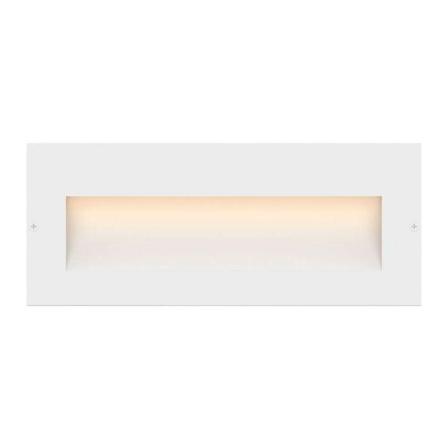 Hinkley Lighting 1565SW Taper 3 inch Tall LED Landscape Deck-Patio Light in Satin White with Etched Glass