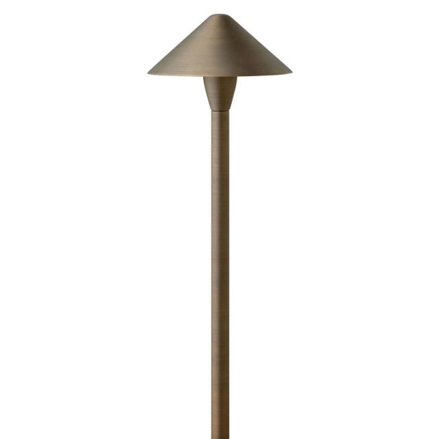 Hinkley Lighting Hardy Island 1 Light 24 inch Tall LED Outdoor Landscape Path Light in Matte Bronze with Clear Glass 16019MZ-LL
