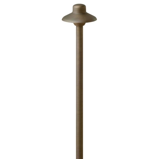 Hinkley Lighting 16055MZ-LL Hardy Island 1 Light 22 inch Tall LED Outdoor Landscape Path Light in Matte Bronze with Frosted Glass