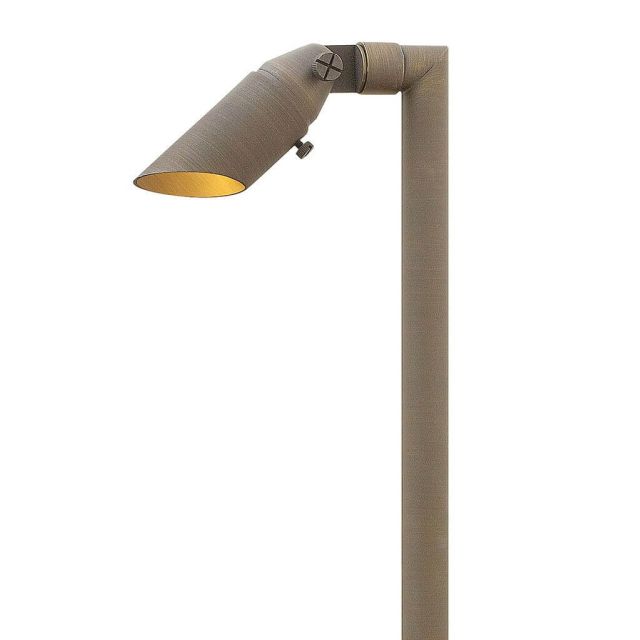 Hinkley Lighting Hardy Island 1 Light 5 inch LED Outdoor Spot Light in Matte Bronze with Clear Glass and Stem 16507MZ-27K60