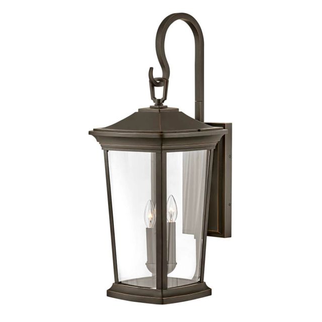 Hinkley Lighting Bromley 3 Light 30 inch Tall LED Outdoor Wall Mount Lantern in Oil Rubbed Bronze with Clear Glass 2369OZ-LL