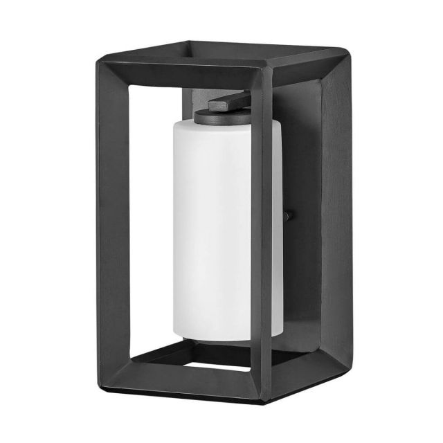 Hinkley Lighting 29300BGR-LL Rhodes 1 Light 13 inch Tall Small LED Outdoor Wall Mount Lantern in Brushed Graphite with Etched Opal Glass