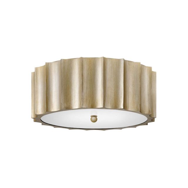 Hinkley Lighting 34098CPG Gia 4 Light 24 inch Flush Mount in Champagne Gold with Etched Lens Glass