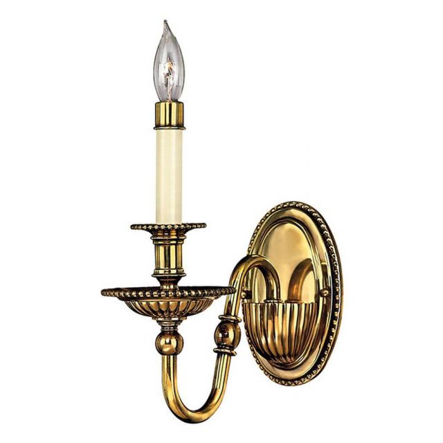Hinkley Lighting Cambridge 1 Light 11 inch Tall Wall Sconce in Burnished Brass 4410BB