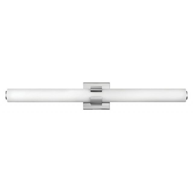 Hinkley Lighting 53063CM Aiden 31 Inch LED Bath Light in Chrome with Etched White Glass