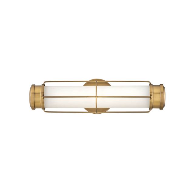 Hinkley Lighting 54300HB Saylor 17 inch LED Bath Light in Heritage Brass with Etched Opal Glass