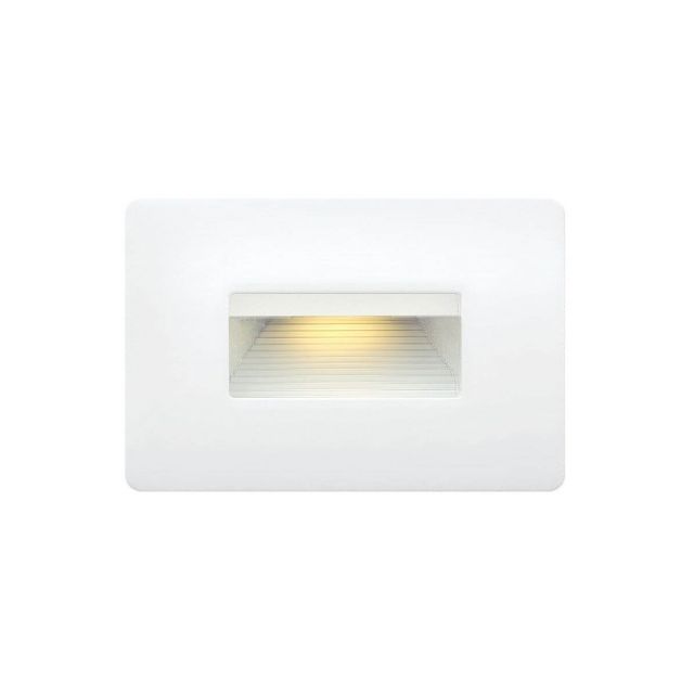Hinkley Lighting 58508SW Luna 5 inch Horizontal LED Outdoor Step Light 120V in Satin White