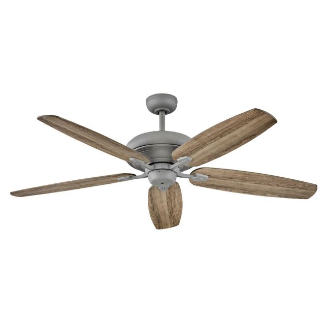 Hinkley Lighting 900660FGT-NID Grander 60 inch 5 Blade Ceiling Fan in Graphite with Driftwood Blade