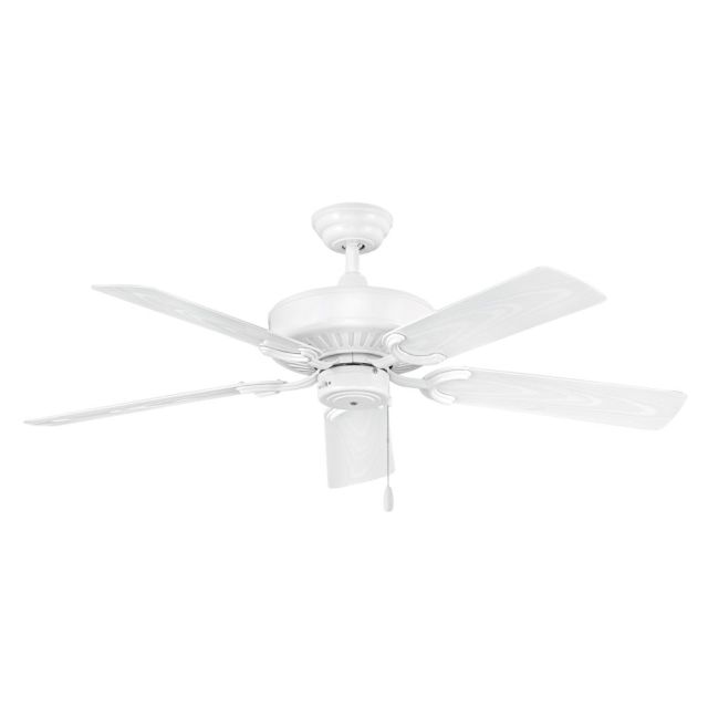 Hinkley Lighting 901652FAW-NWA Oasis 52 inch 5 Blade Outdoor Ceiling Fan in Appliance White