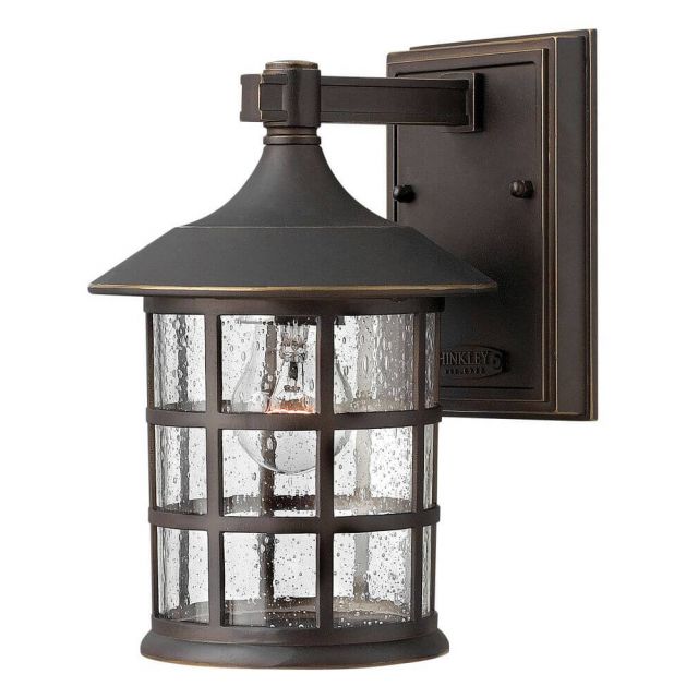 Hinkley Lighting 1800OZ Freeport 1 Light 9 Inch Tall Small Outdoor Wall Light In Oil Rubbed Bronze
