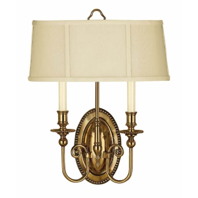 Hinkley Lighting Cambridge 2 Light 18 Inch Tall Wall Sconce In Burnished Brass 3610BB