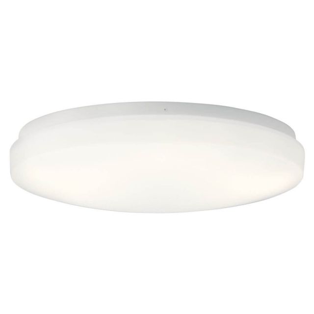 Kichler Ceiling Space 16 Inch LED Flush Mount in White 10768WHLED
