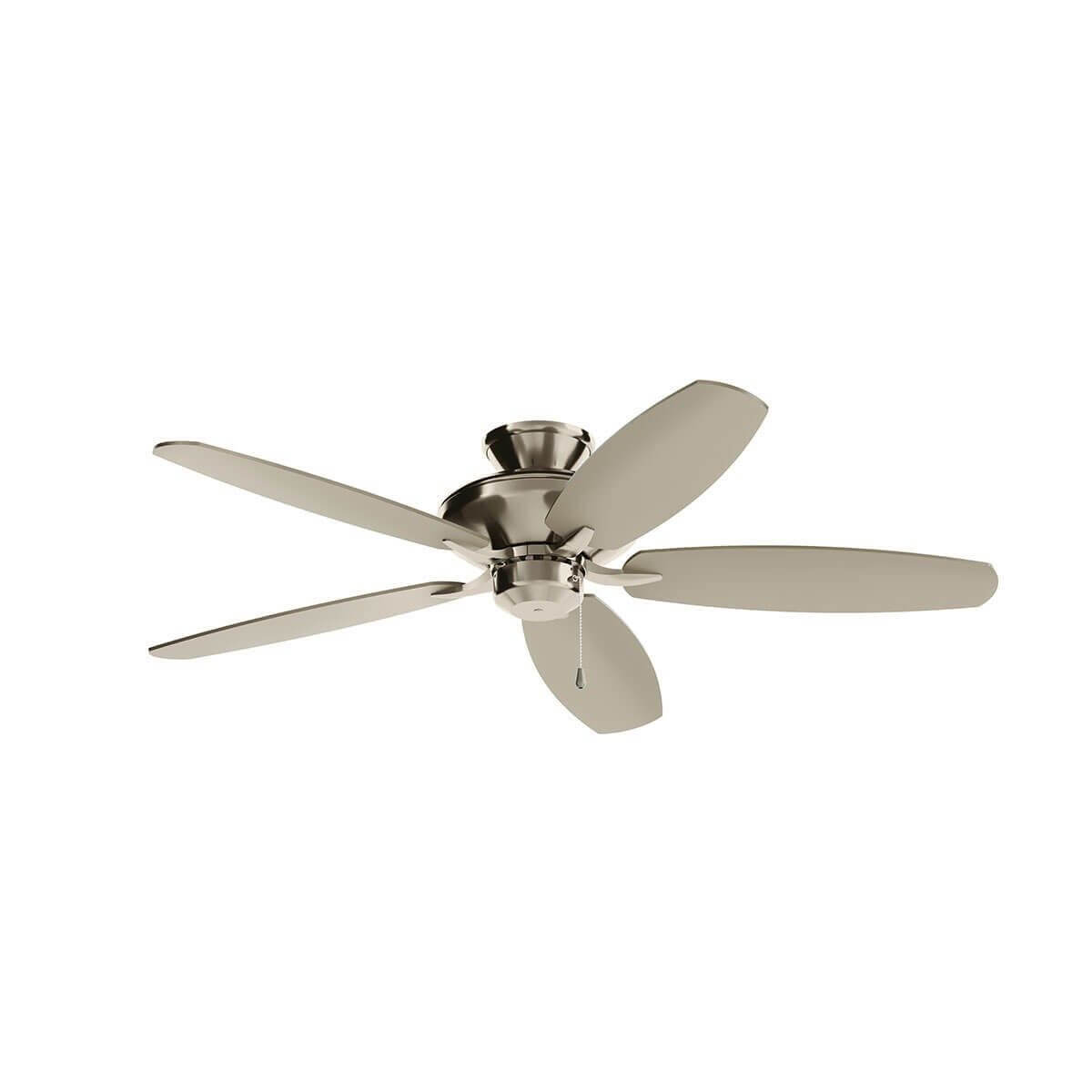 Kichler 330160BSS Renew 52 inch 5 Blade Pull Chain Ceiling Fan in Brushed Stainless Steel