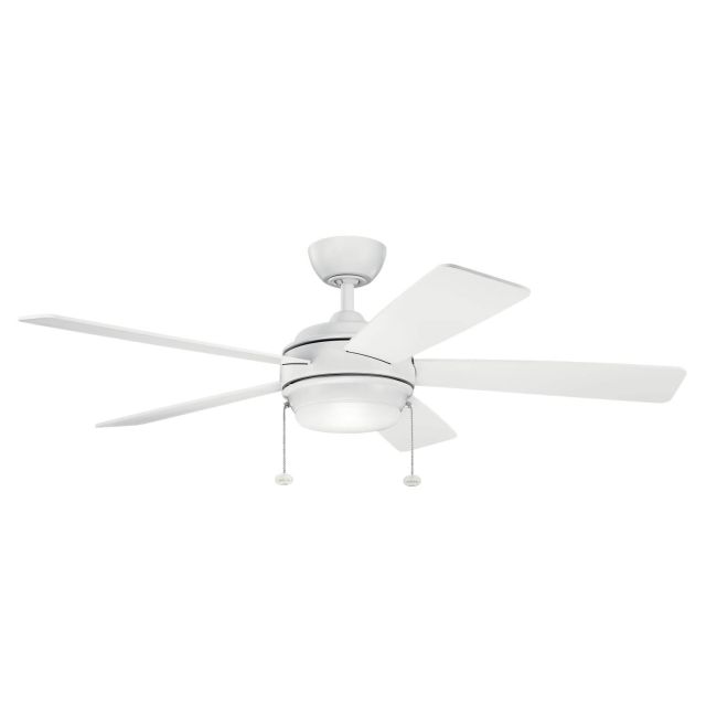 Kichler Starkk 52 inch LED Ceiling Fan in Matte White - 330174MWH