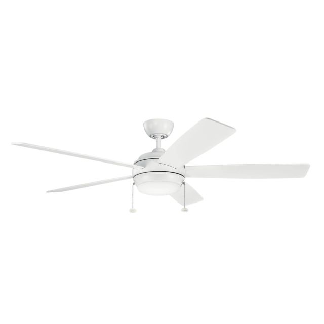 Kichler Starkk 60 inch LED Ceiling Fan in Matte White - 330180MWH