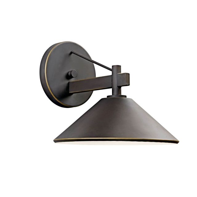 Kichler 49060OZ Ripley 1 Light 9 Inch Tall Large Outdoor Wall Light in Olde Bronze