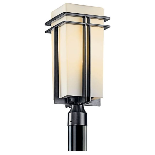 Kichler Tremillo 照明器具 49200 BK Kichler 49200BK Tremillo 1 Light 12 Inch Tall Outdoor Wall Light