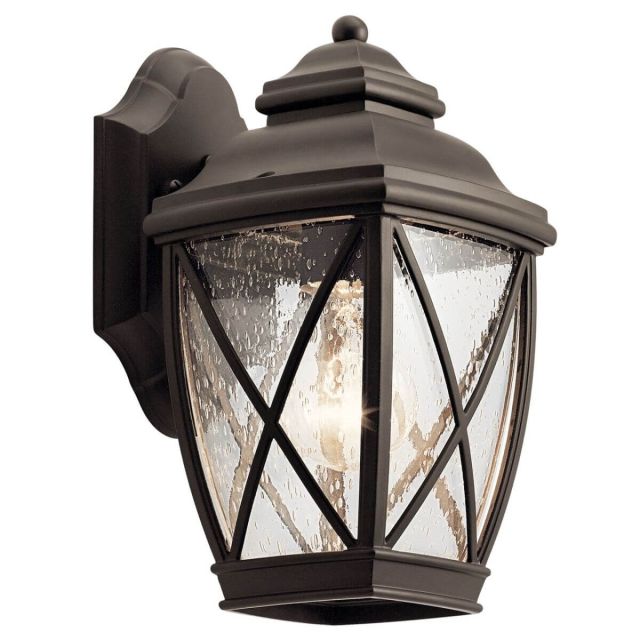 Kichler Tangier 1 Light 10 Inch Tall Outdoor Wall Light in Olde Bronze 49840OZ